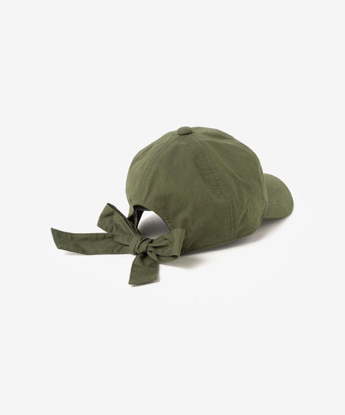 Ray BEAMS（レイビームス）の「Casselini × Ray BEAMS / 別注 リボン キャップ（キャップ・レディース・ライトグレー/ブラック/オリーブ・ONE SIZE）」の18枚目の写真