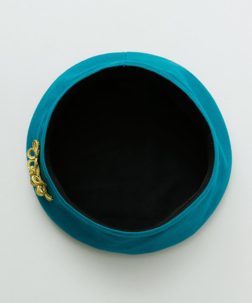 チャイハネ（チャイハネ）の「【チャイハネ】チャイナボタンベレー帽（ハンチング/ベレー帽・レディース・ブラック/グレー/ブルー・FREE）」の8枚目の写真