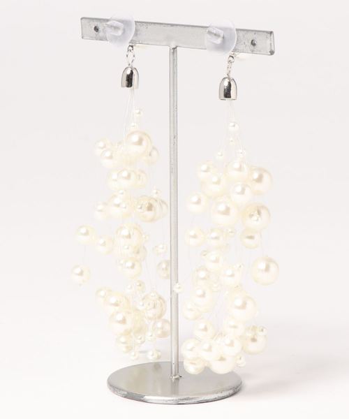 apres jour(アプレジュール)の「【apres jour×ARIAZ】パールシャワーピアス(ピアス(両耳用)・レディース・シルバー・FREE)」の4枚目の写真