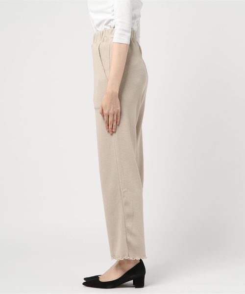 STYLEBLOCK（スタイルブロック）の「ワッフルサーマルパンツ（その他パンツ・レディース・ライトベージュ/グレー/カーキ/ブラック・M）」の6枚目の写真