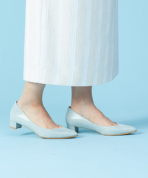 fluffy fitアシンメトリーカットパンプス