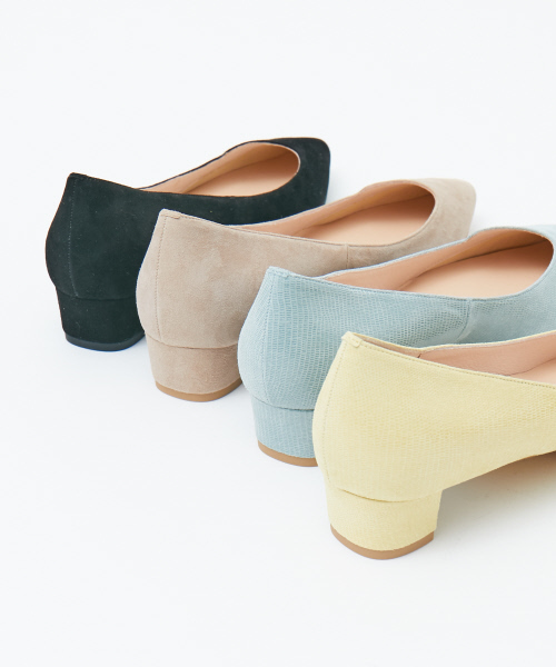 PICHE ABAHOUSE(ピシェ アバハウス)の「fluffy fitアシンメトリーカットパンプス(パンプス・レディース・ブラック/イエロー/ベージュ/グリーン・36/38/37/39/35/34/40)」の9枚目の写真