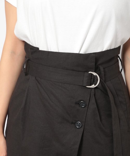 PAGEBOY（ページボーイ）の「アサコンマエボタンラップパンツ（その他パンツ・レディース・ダークブラウン/スミクロ/ライトベージュ・FREE）」の13枚目の写真