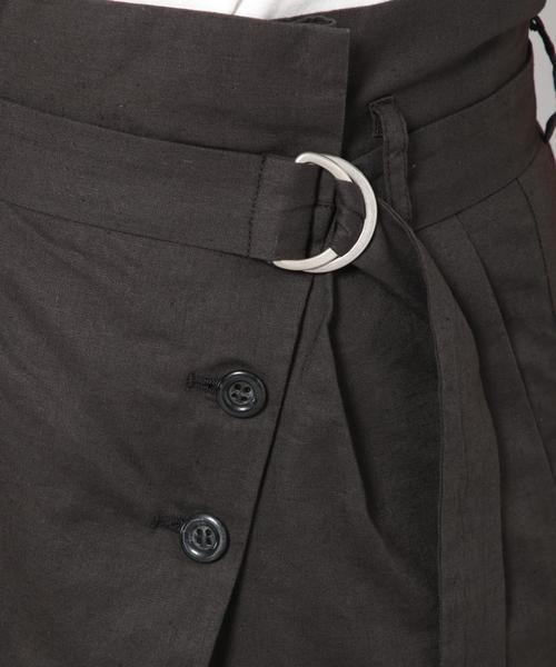 PAGEBOY（ページボーイ）の「アサコンマエボタンラップパンツ（その他パンツ・レディース・ダークブラウン/スミクロ/ライトベージュ・FREE）」の14枚目の写真