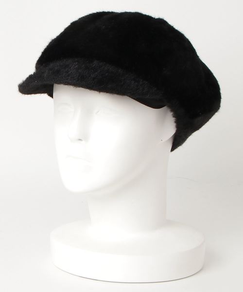 brimp（ブリンプ）の「【brimp/ ブリンプ】 フェイクミンクファーキャスケット（キャスケット・レディース・ブラック/グレー/モカ・FREE）」の5枚目の写真