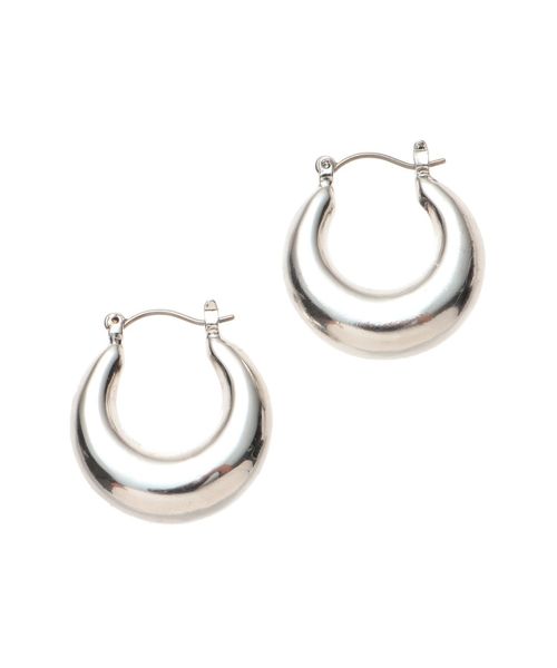 Ungrid（アングリッド）の「メタルラウンドピアス（ピアス（両耳用）・レディース・シルバー/ゴールド・FREE）」の4枚目の写真