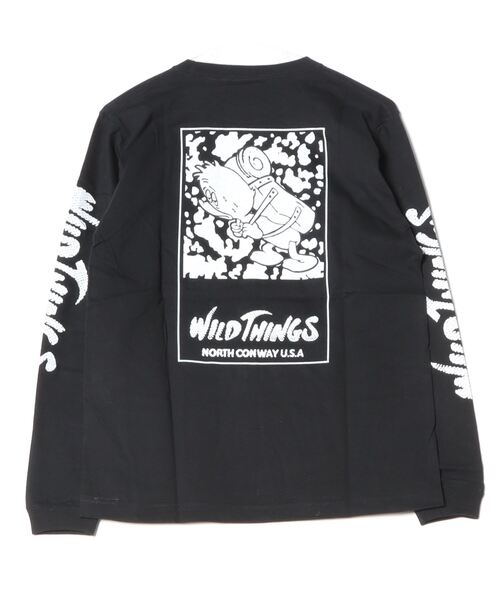 FABRICK(ファブリック)の「FABRICK【WILD THIGS×GASIUS】LONG TEE(Tシャツ/カットソー・メンズ・ブラック/ブルー・SMALL/MEDIUM/LARGE/X-LARGE)」の4枚目の写真