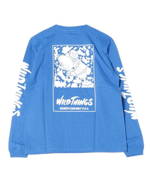 FABRICK(ファブリック)の「FABRICK【WILD THIGS×GASIUS】LONG TEE(Tシャツ/カットソー・メンズ・ブラック/ブルー・SMALL/MEDIUM/LARGE/X-LARGE)」の3枚目の写真