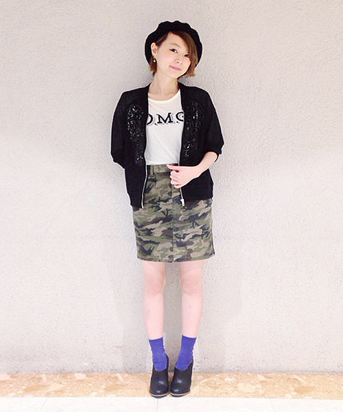 one after another NICE CLAUP（ワンアフターアナザーナイスクラップ）の「【ナイスクラップ】タイトスカート（スカート・レディース・カーキ/オフホワイト/ワンウォッシュ・FREE）」の14枚目の写真