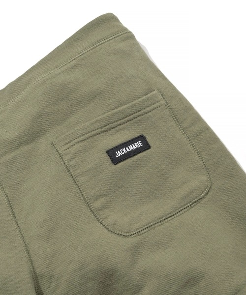 JACK & MARIE（ジャックアンドマリー）の「JACK & MARIE HEAVY SWEAT PNATS (ジャックアンドマリー ヘビースウェットパンツ)(2colors)(Unisex)(パンツ)（カーゴパンツ・メンズ・ブラック/オリーブドラブ・S/M/L）」の10枚目の写真
