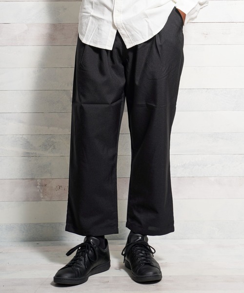 ARCHIVER(アーカイバ)の「【Bl】ワイドルーズシルエットスラックス(スラックス・メンズ・チャコールグレー/ブラック・SMALL/MEDIUM/LARGE/X-LARGE)」の7枚目の写真