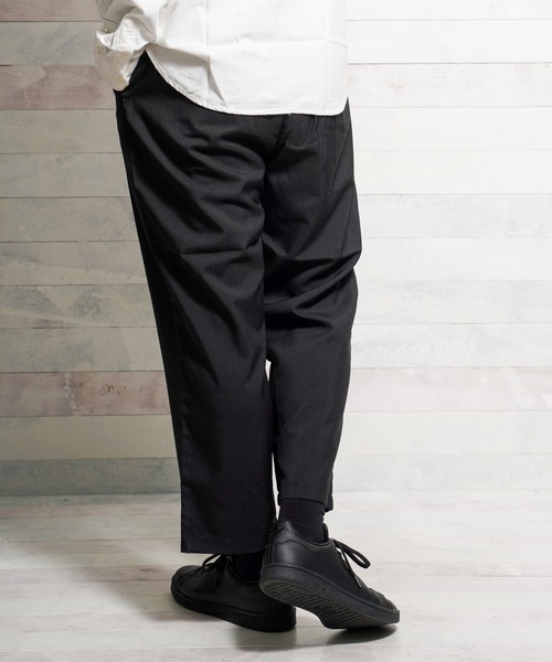 ARCHIVER(アーカイバ)の「【Bl】ワイドルーズシルエットスラックス(スラックス・メンズ・チャコールグレー/ブラック・SMALL/MEDIUM/LARGE/X-LARGE)」の9枚目の写真