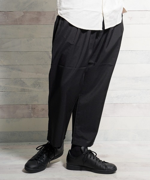 ARCHIVER(アーカイバ)の「【Bl】ワイドルーズシルエットスラックス(スラックス・メンズ・チャコールグレー/ブラック・SMALL/MEDIUM/LARGE/X-LARGE)」の10枚目の写真