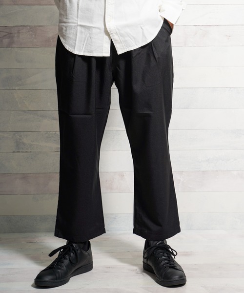 ARCHIVER(アーカイバ)の「【Bl】ワイドルーズシルエットスラックス(スラックス・メンズ・チャコールグレー/ブラック・SMALL/MEDIUM/LARGE/X-LARGE)」の11枚目の写真