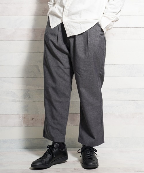 ARCHIVER(アーカイバ)の「【Bl】ワイドルーズシルエットスラックス(スラックス・メンズ・チャコールグレー/ブラック・SMALL/MEDIUM/LARGE/X-LARGE)」の12枚目の写真