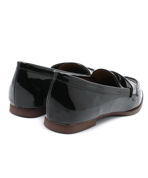 MELROSE claire（メルローズ クレール）の「【雑誌LEE11月号掲載】エナメルローファー（パンプス・レディース・ブラック/ネイビー・SMALL/MEDIUM/LARGE）」の10枚目の写真