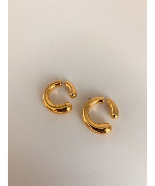 mou(モウ)の「キャッチ変形Cカーブピアス(ピアス(両耳用)・レディース・シルバー/ゴールド・FREE)」の5枚目の写真
