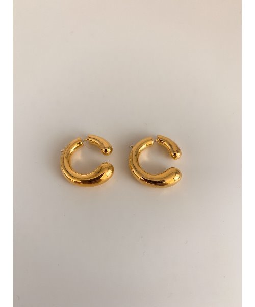 mou(モウ)の「キャッチ変形Cカーブピアス(ピアス(両耳用)・レディース・シルバー/ゴールド・FREE)」の7枚目の写真