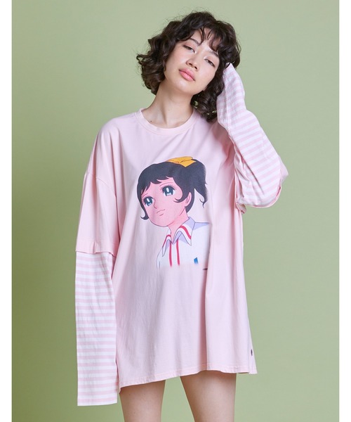 セール アタックno1 X Little Sunny Bite Fake Layered Long Tee Tシャツ カットソー Little Sunny Bite リトルサニーバイト のファッション通販 Zozotown
