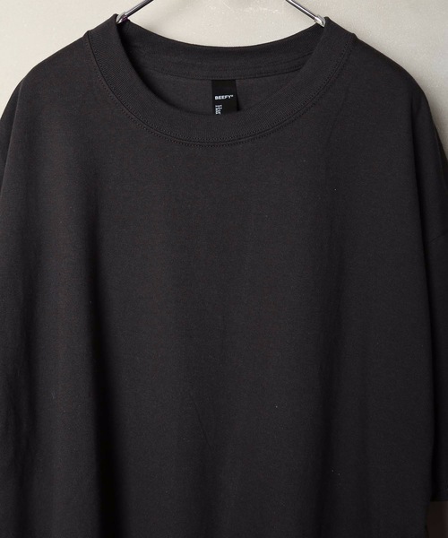 HANES（ヘインズ）の「【Hanes/ヘインズ】Beffy ビーフィー　Tシャツ 無地　ユニセックス クルーネック（Tシャツ/カットソー・メンズ・ホワイト/ブラック・SMALL/MEDIUM/LARGE/X-LARGE）」の5枚目の写真