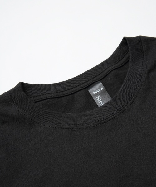 HANES（ヘインズ）の「【Hanes/ヘインズ】Beffy ビーフィー　Tシャツ 無地　ユニセックス クルーネック（Tシャツ/カットソー・メンズ・ホワイト/ブラック・SMALL/MEDIUM/LARGE/X-LARGE）」の15枚目の写真