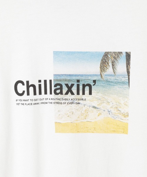 BAYFLOW(ベイフロー)の「フォトプリントBIG TEE(Tシャツ/カットソー・レディース・ベージュ/ブラウン/オフホワイト・FREE)」の14枚目の写真