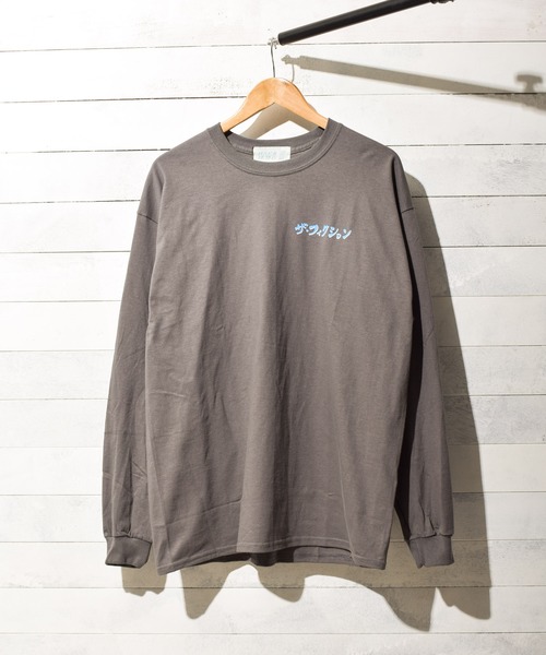 FUN/FOR/FICTION(ファンフォーフィクション)の「《FUN FOR FICTION》THE FICTION LS T(Tシャツ/カットソー・レディース・ナチュラル/チャコールグレー・FREE)」の2枚目の写真