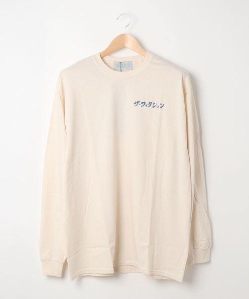 FUN/FOR/FICTION(ファンフォーフィクション)の「《FUN FOR FICTION》THE FICTION LS T(Tシャツ/カットソー・レディース・ナチュラル/チャコールグレー・FREE)」の7枚目の写真