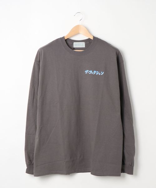 FUN/FOR/FICTION(ファンフォーフィクション)の「《FUN FOR FICTION》THE FICTION LS T(Tシャツ/カットソー・レディース・ナチュラル/チャコールグレー・FREE)」の6枚目の写真