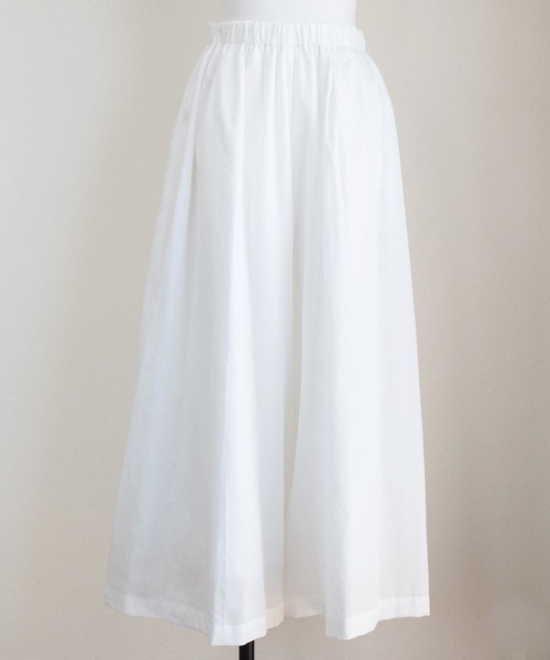 Marient（マリエント）の「ギャザーワイドスカートPT/スカーチョ（その他パンツ・レディース・ホワイト/ベージュ/ブルー・FREE）」の19枚目の写真