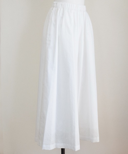 Marient（マリエント）の「ギャザーワイドスカートPT/スカーチョ（その他パンツ・レディース・ホワイト/ベージュ/ブルー・FREE）」の11枚目の写真