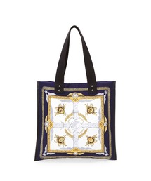 TOPKAPI | [トプカピ トレジャー]TOPKAPI TREASURE スカーフ パネル柄 マチなし トート バッグ(トートバッグ)