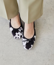 【21.0～26.5サイズ展開 / 新色追加】【 ふわカル 】 スクエアトゥ バレエシューズ
