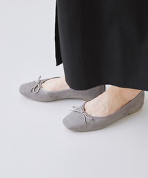 【21.0～26.5サイズ展開 / 新色追加】【 ふわカル 】 スクエアトゥ バレエシューズ