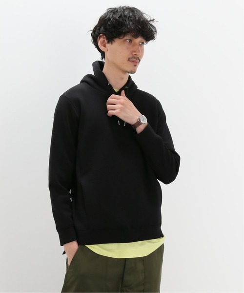 EDIFICE（エディフィス）の「ライトダンボールパーカー（パーカー・メンズ・ブラック/チャコールグレー/ホワイト×ホワイト/ベージュ系その他/ライトグリーン/ライトイエロー・SMALL/MEDIUM/LARGE/X-LARGE）」の7枚目の写真