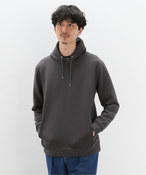 EDIFICE（エディフィス）の「ライトダンボールパーカー（パーカー・メンズ・ブラック/チャコールグレー/ホワイト×ホワイト/ベージュ系その他/ライトグリーン/ライトイエロー・SMALL/MEDIUM/LARGE/X-LARGE）」の9枚目の写真