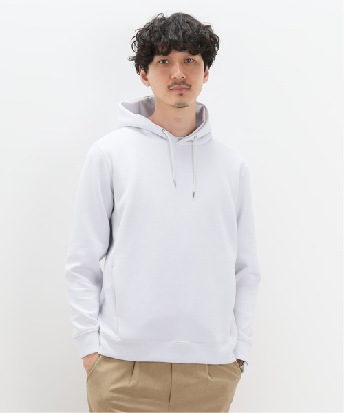 EDIFICE（エディフィス）の「ライトダンボールパーカー（パーカー・メンズ・ブラック/チャコールグレー/ホワイト×ホワイト/ベージュ系その他/ライトグリーン/ライトイエロー・SMALL/MEDIUM/LARGE/X-LARGE）」の11枚目の写真