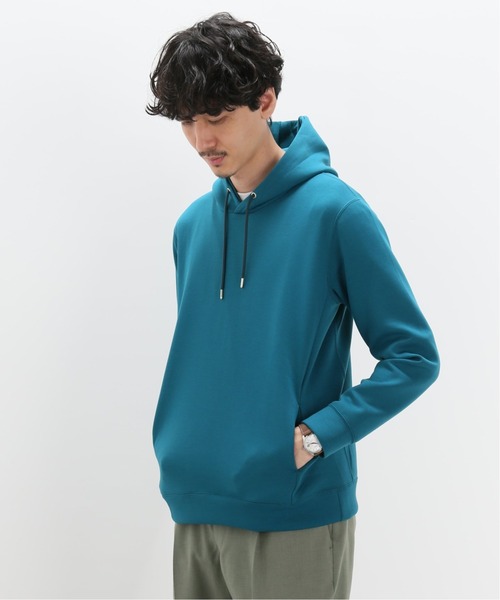 EDIFICE（エディフィス）の「ライトダンボールパーカー（パーカー・メンズ・ブラック/チャコールグレー/ホワイト×ホワイト/ベージュ系その他/ライトグリーン/ライトイエロー・SMALL/MEDIUM/LARGE/X-LARGE）」の13枚目の写真