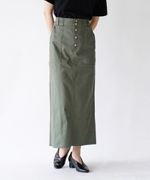 コットンツイル ペンシルスカート