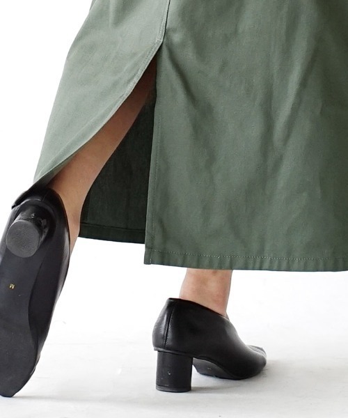 e-zakkamania stores（イーザッカマニアストアーズ）の「コットンツイル ペンシルスカート（スカート・レディース・カーキ/ベージュ/ブラック/オフホワイト・L/M）」の13枚目の写真