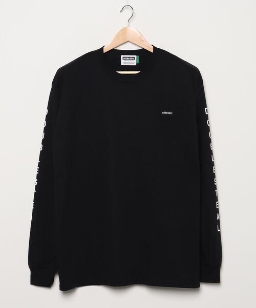 DOUBLE STEAL（ダブルスティール）の「ARM LOGO  長袖 Tシャツ（Tシャツ/カットソー・メンズ・ブラック/パープル/ダークグリーン/ホワイト/ベージュ・MEDIUM/X-LARGE/LARGE）」の8枚目の写真