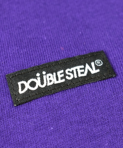 DOUBLE STEAL（ダブルスティール）の「ARM LOGO  長袖 Tシャツ（Tシャツ/カットソー・メンズ・ブラック/パープル/ダークグリーン/ホワイト/ベージュ・MEDIUM/X-LARGE/LARGE）」の12枚目の写真