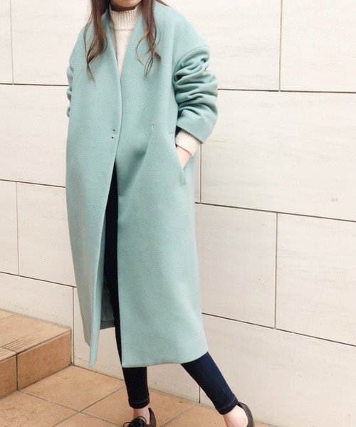 セール メルトンノーカラーコート ノーカラーコート Banner Barrett バナーバレット のファッション通販 Zozotown