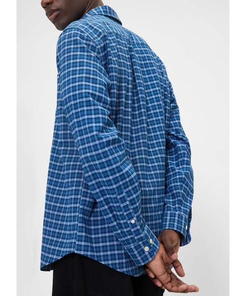 GAP(ギャップ)の「オックスフォードチェックシャツ(シャツ/ブラウス・メンズ・ブラウン/ブルー/ブラウン系その他・XS/S/M/L/XL)」の21枚目の写真