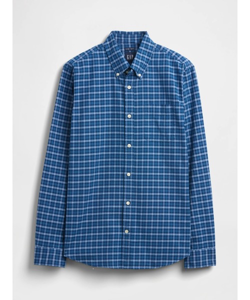 オックスフォードチェックシャツ（シャツ/ブラウス）｜GAP（ギャップ