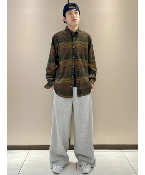 セール】オックスフォードチェックシャツ（シャツ/ブラウス）｜GAP