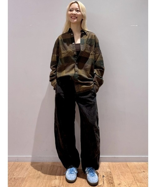 GAP(ギャップ)の「オックスフォードチェックシャツ(シャツ/ブラウス・メンズ・ブラウン/ブルー/ブラウン系その他・XS/S/M/L/XL)」の22枚目の写真