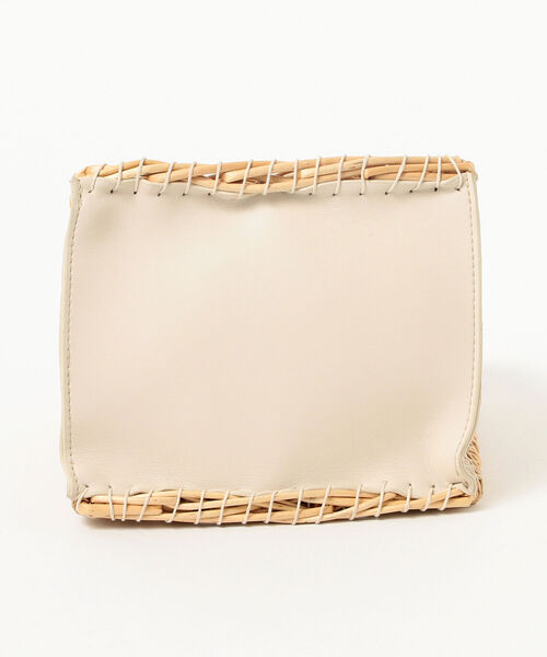 Ray BEAMS（レイビームス）の「Ray BEAMS / 柳 カゴバッグ（トートバッグ・レディース・ブラック/オフホワイト・ONE SIZE）」の9枚目の写真