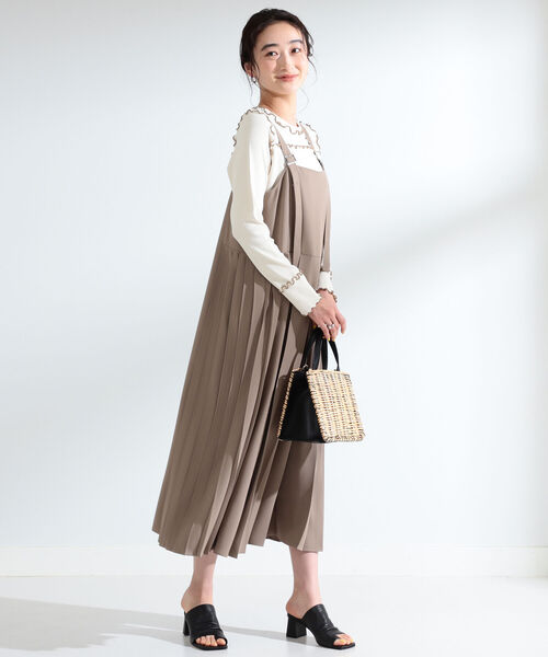 Ray BEAMS（レイビームス）の「Ray BEAMS / 柳 カゴバッグ（トートバッグ・レディース・ブラック/オフホワイト・ONE SIZE）」の14枚目の写真