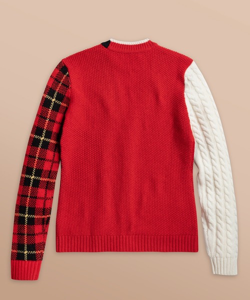 ブルックス ブラザーズ Red Fleece ウールVネック ファンカーディガン BROOKS BROTHERS（ブルックスブラザーズ）の「Red Fleece ウール